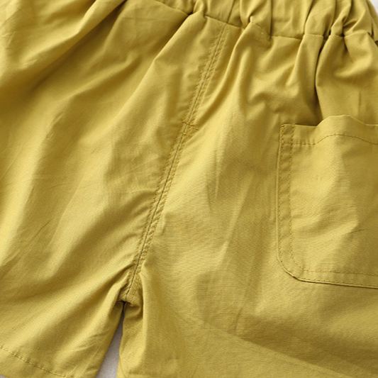 [Copy]2pcs Toddler Boys Printed Shirt & Cuffed Pants