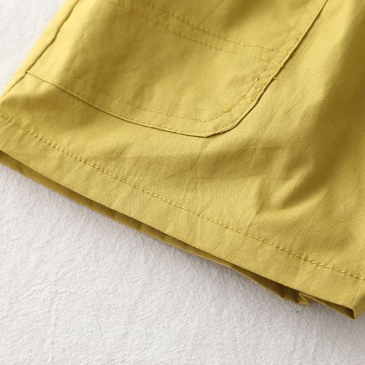 [Copy]2pcs Toddler Boys Printed Shirt & Cuffed Pants