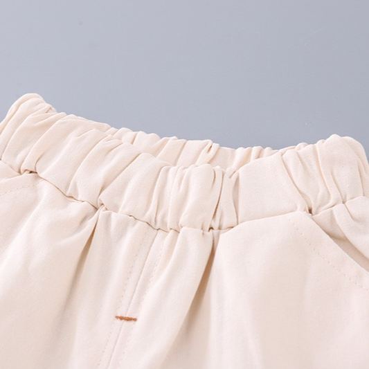 [Copy]2pcs Toddler Boys Distressed Short Sleeve & Shorts