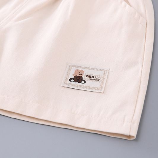 [Copy]2pcs Toddler Boys Distressed Short Sleeve & Shorts