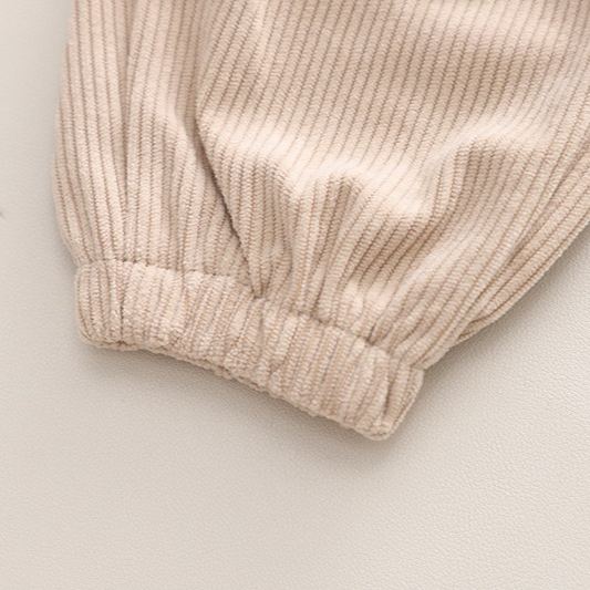 2pcs Toddler Boys 3D Embroidered Bear Long-Sleeve Shirt & Pants