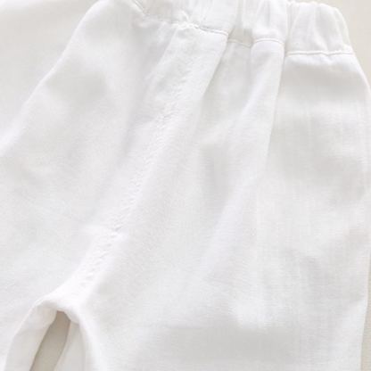 2pcs Toddler Boys Letter Print Polo & Solid Shorts