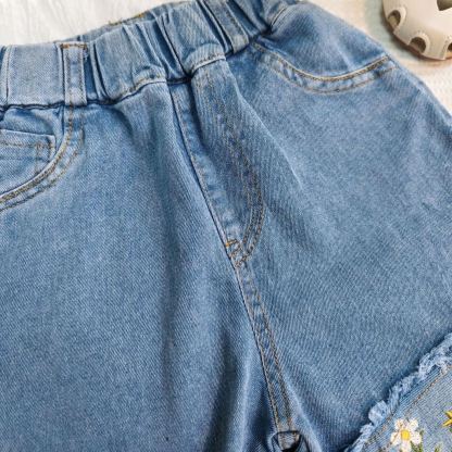 2pcs Toddler Girls Casual Lovely Embroidered Design Summer Set