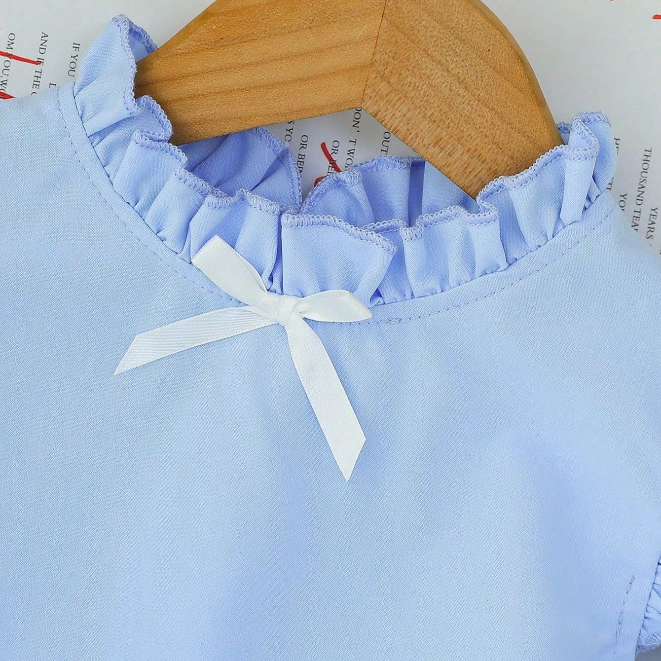 2pcs Toddler Girls Cap Sleeve Vest Top & Patchwork Pleated Skirt