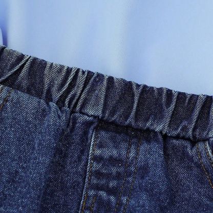 2pcs Toddler Girls Cap Sleeve Vest Top & Patchwork Pleated Skirt