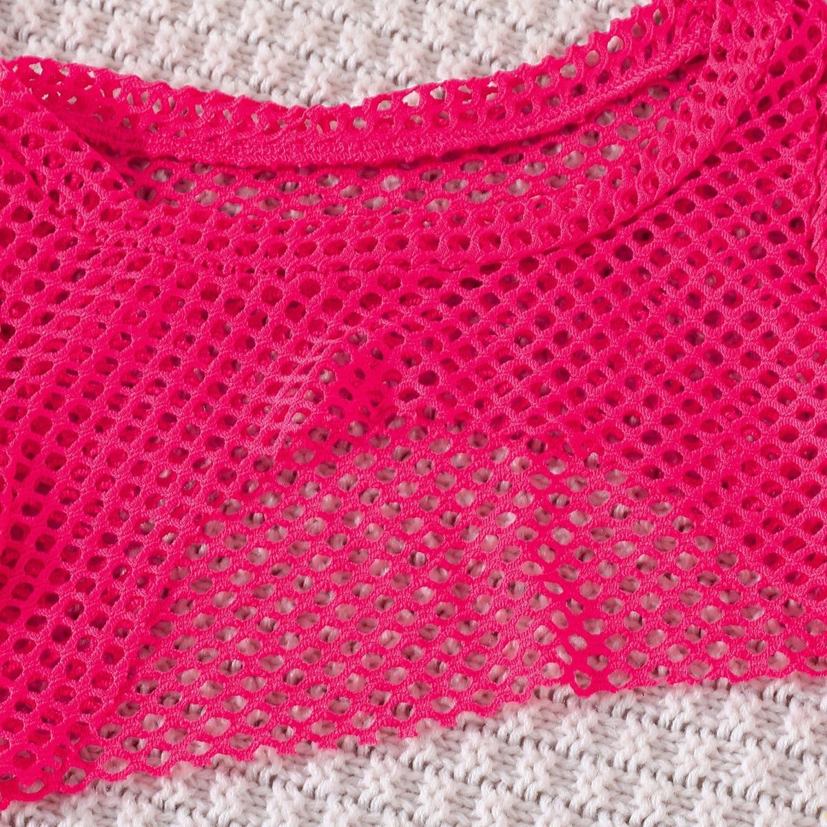 2pcs Toddler Girls Casual Sports Round Neck Short Hole Vest And Letter Print Strappy Dress