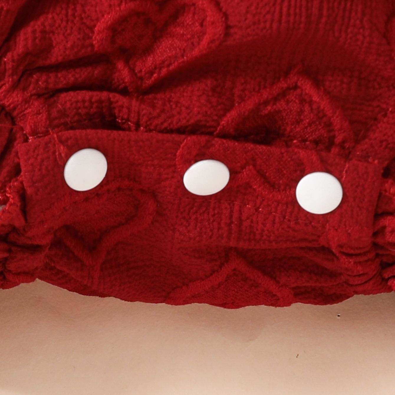 [Copy]2pcs Baby Girl Strawberry Print Flutter Sleeve Onesies & Suspenders