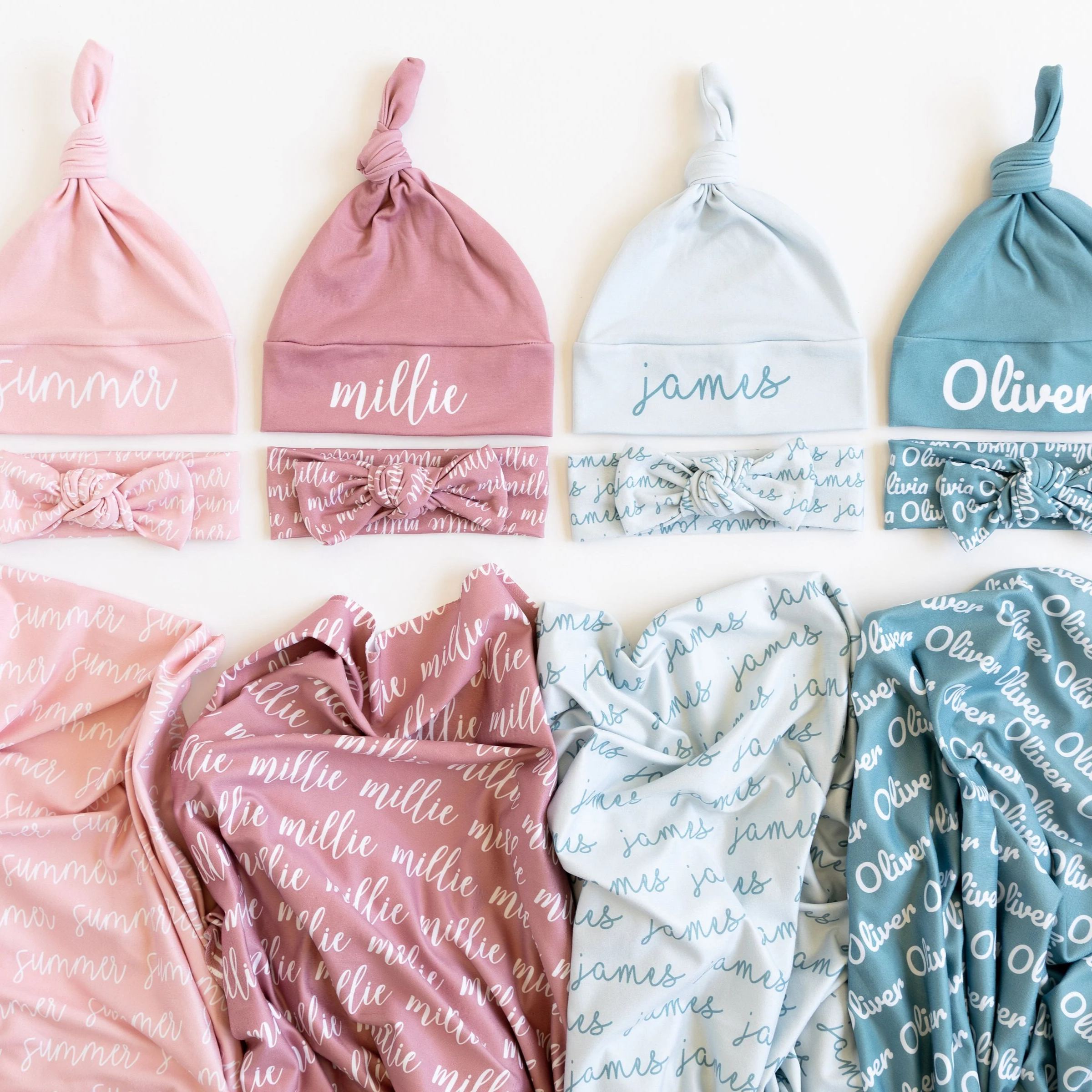 Personalized Baby Name Swaddle Blanket