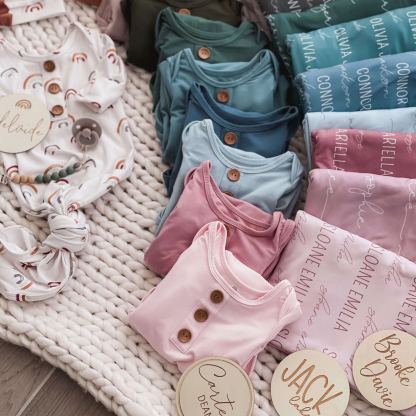 Personalized Baby Name Swaddle Blanket