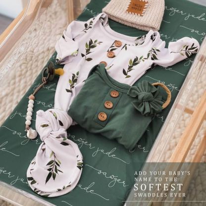 Personalized Baby Name Swaddle Blanket