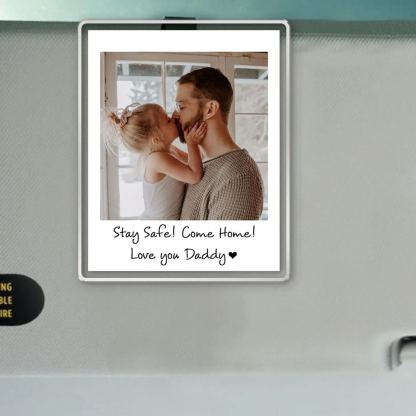 Personalized Photo Car Visor Clip