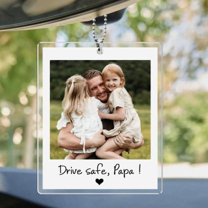 Personalized Photo Car Visor Clip