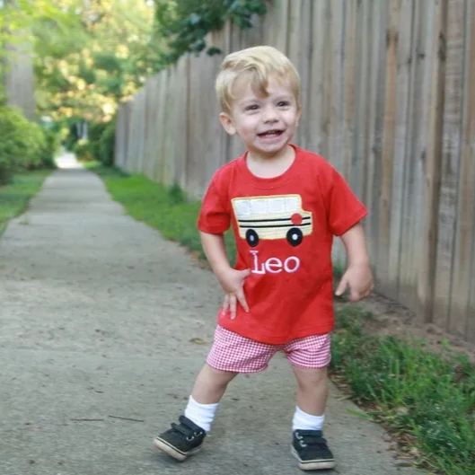 Personalized First Day of School T-Shirt