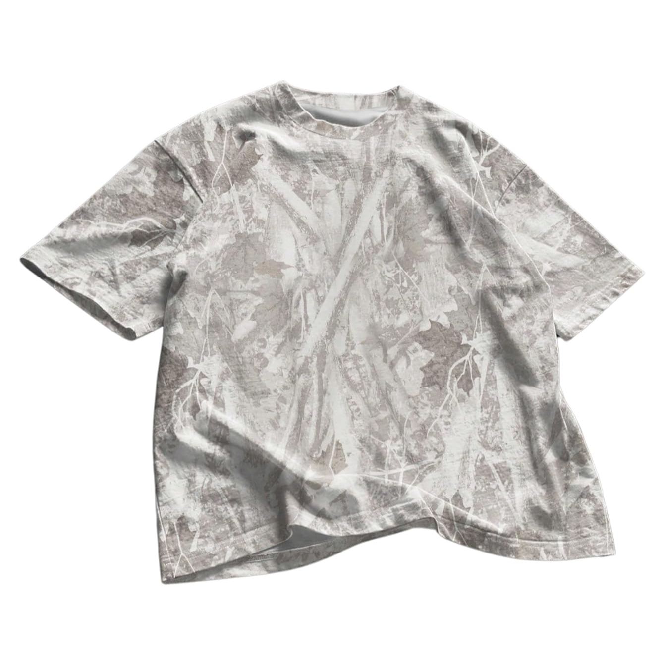 Unisex's Regular Fit All Over Print Short Sleeve Tee, Casual Streetwear T-shirt for Summer, Unisex Top for Daily Wear, Man