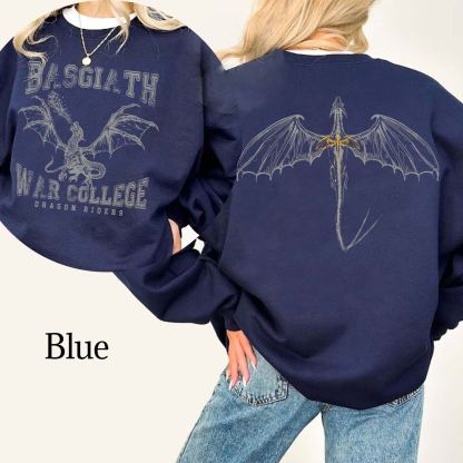 Fourth Wing Basgiath College Dragon Crewneck
