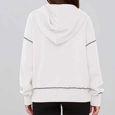 Women's Cropped Half-Zip Hoodie