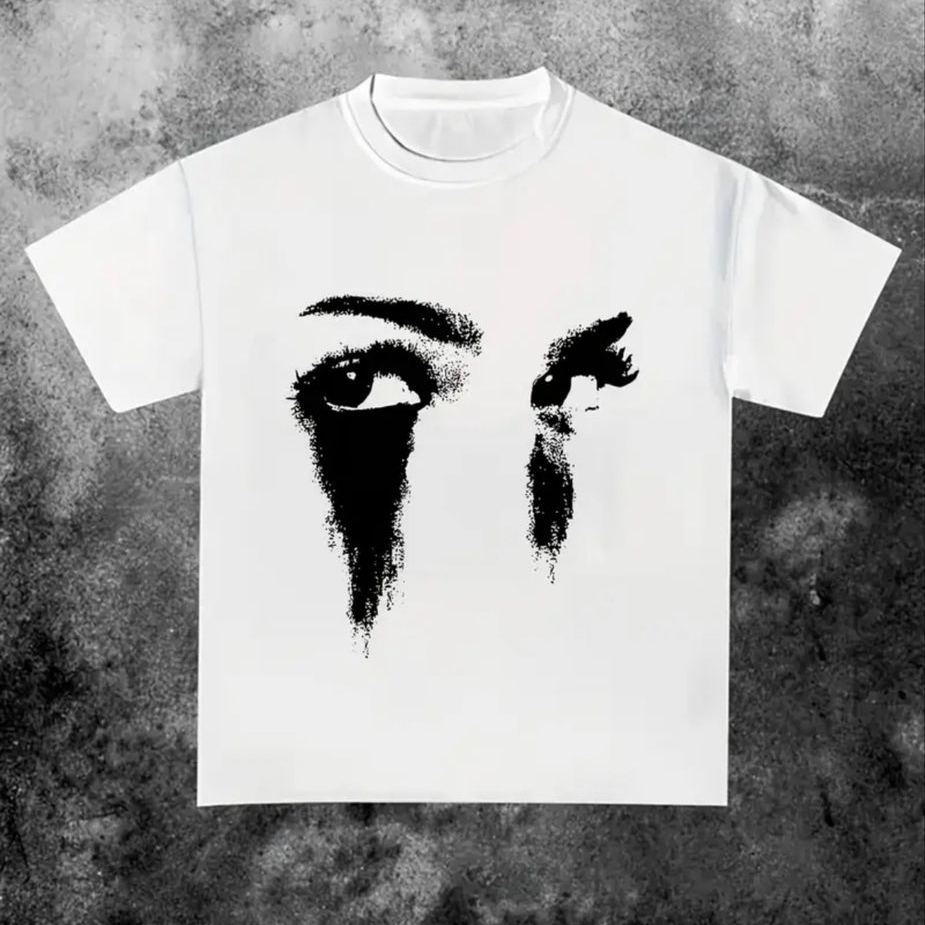 Y2K Vintage Portrait T-Shirt - Retro Graphic Tee