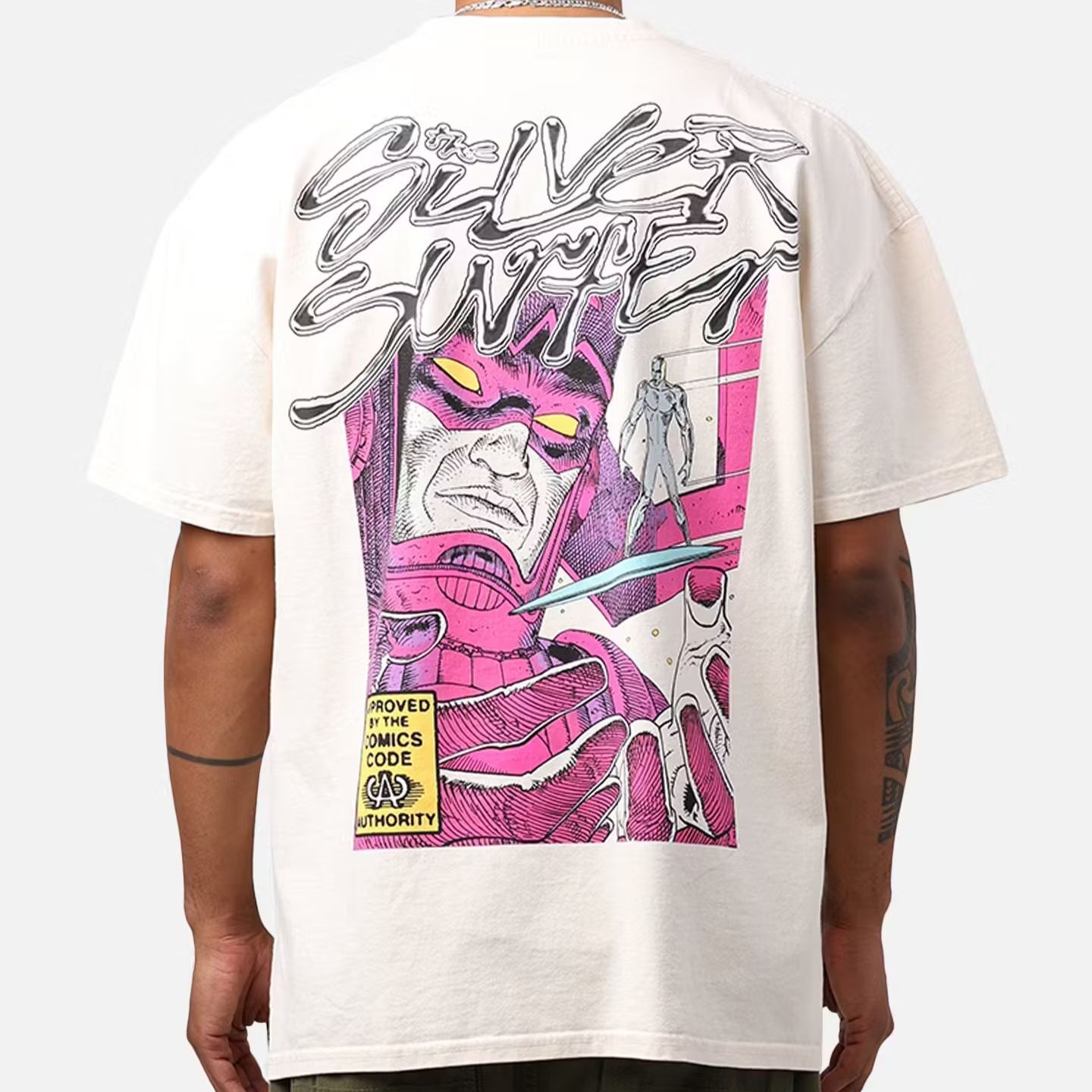 Marvel Silver Surfer Heavyweight T-Shirt