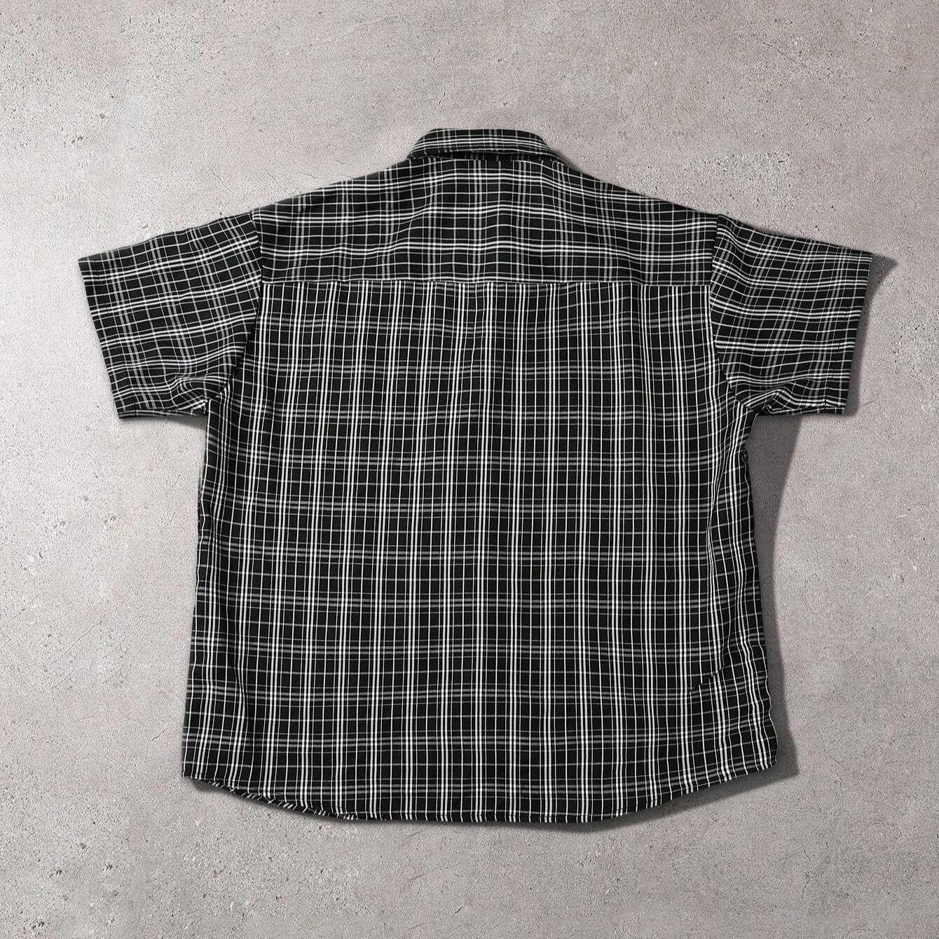 Graphic Plaid Print T- Shirt