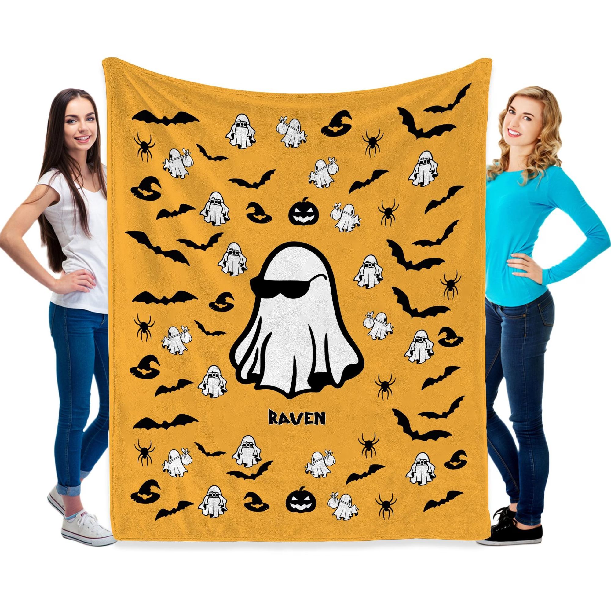 [Copy]Personalized Halloween Monster Blanket