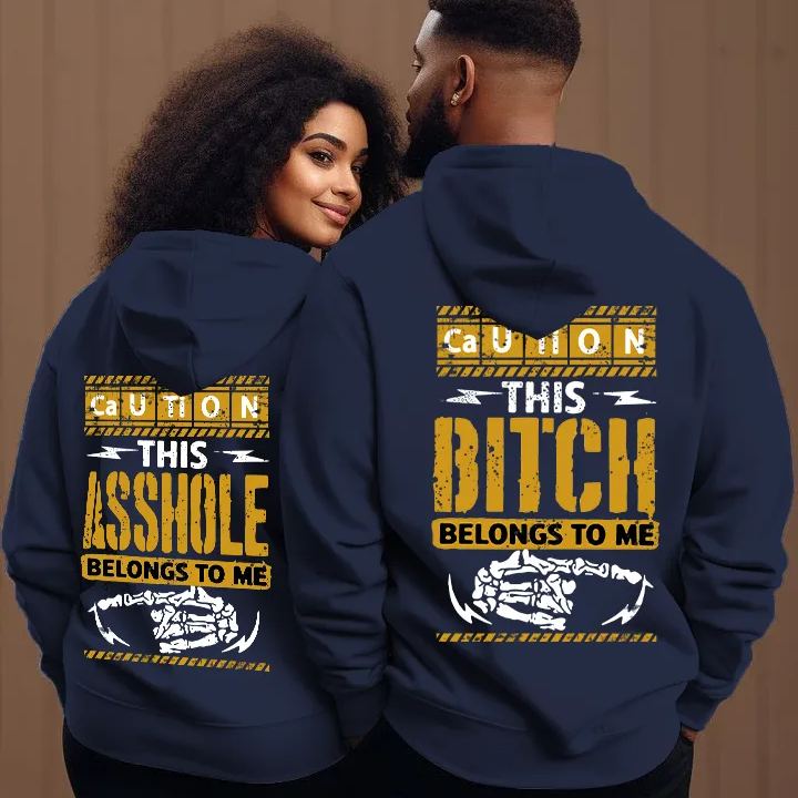 This AsleBch Belongs To Me Long Sleeve Hoodie
