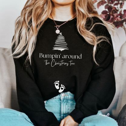 Christmas Pregnancy Announcement Sweatshirt