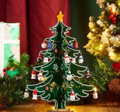 2026 Christmas Advent Calendar – 24 Days of Ornaments for Tree Decorating Fun!