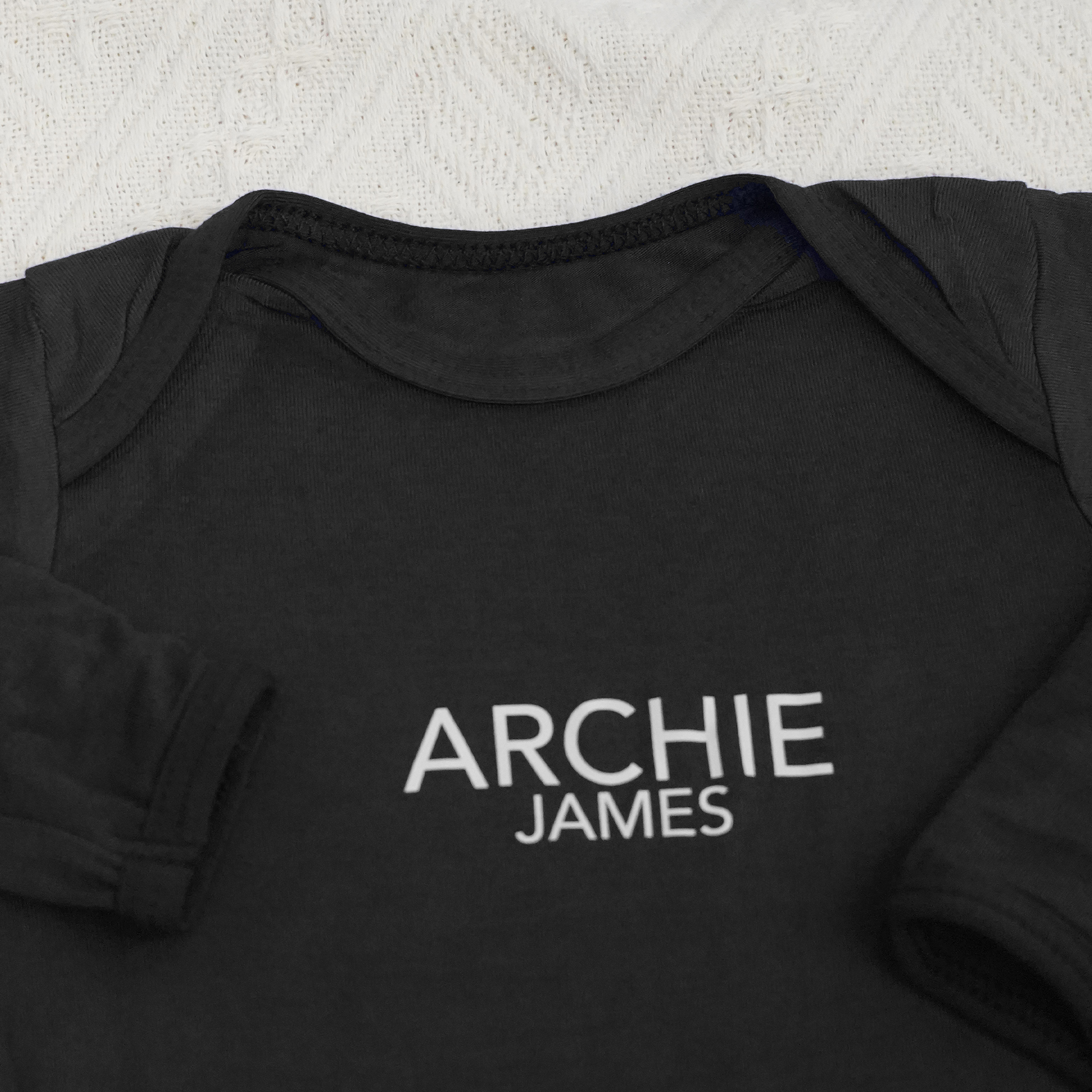 2pcs Personalized  Printed Baby Knot Gowns