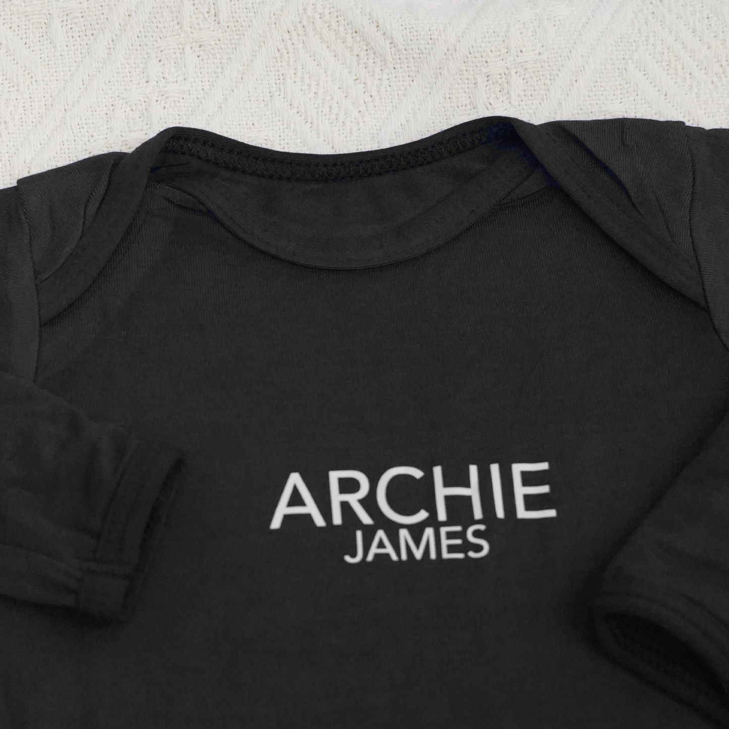 2pcs Personalized  Printed Baby Knot Gowns