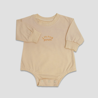 Personalized Long Sleeve Newborn & Baby Bodysuits