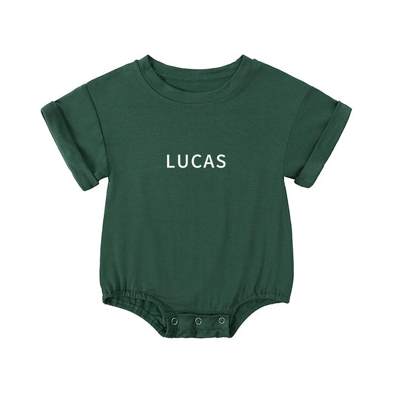 Personalized Newborn & Baby Triangular Stretchy Bodysuits