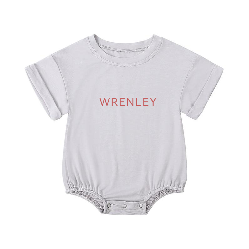Personalized Newborn & Baby Triangular Stretchy Bodysuits