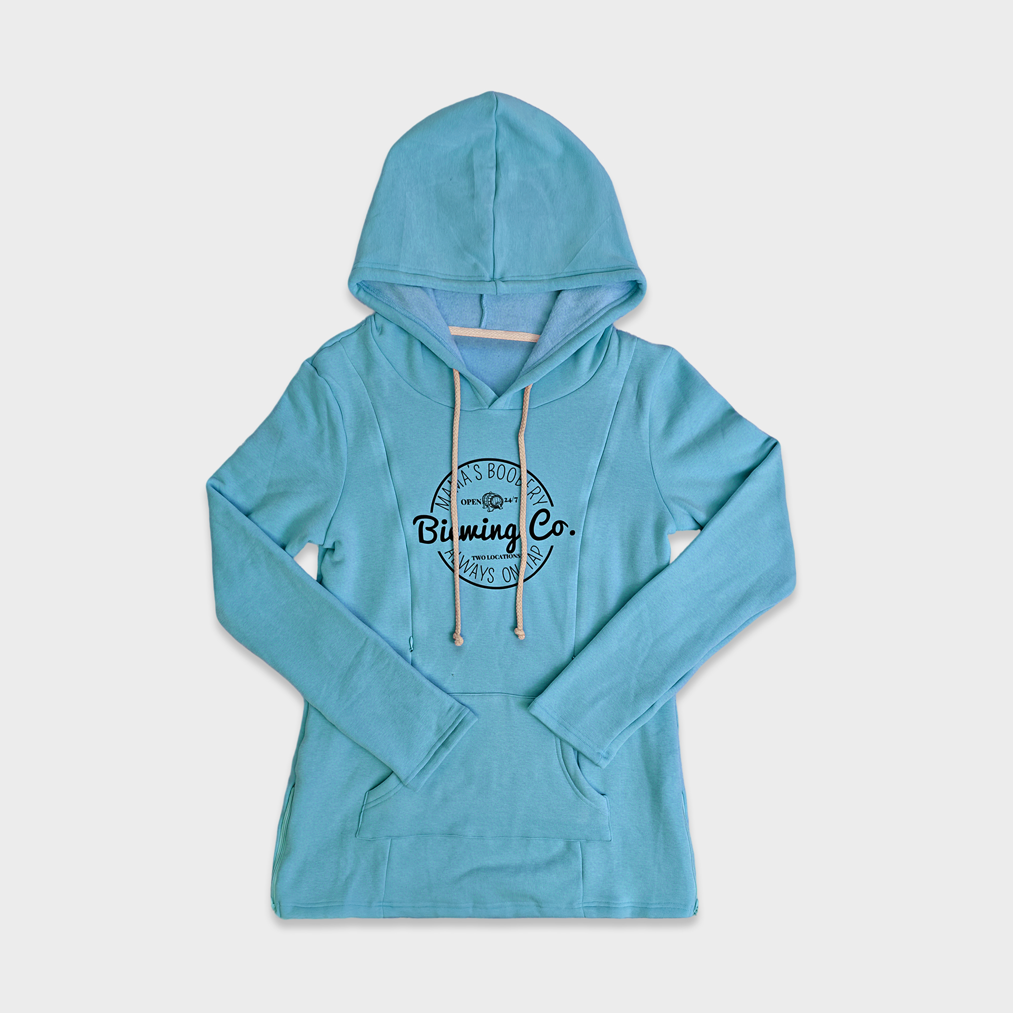 Personalized Maternity Hoodie, Breastfeeding Compatible Maternity Wear