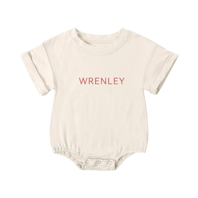 Personalized Newborn & Baby Triangular Stretchy Bodysuits
