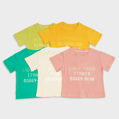 Custom Kids' T-Shirt, Toddler Top, Personalized Name