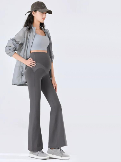 Maternity High-Waisted Flare Yoga Pants