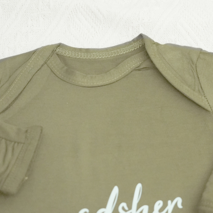 Personalized Modal Newborn Baby Knot Gown 