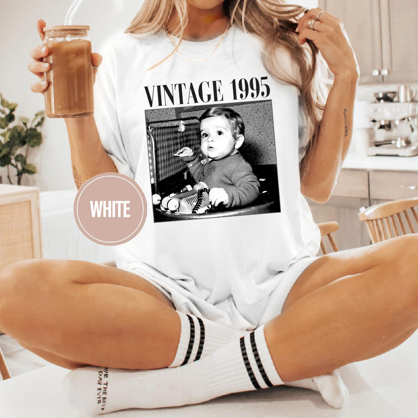 Custom Vintage Baby Photo Tee