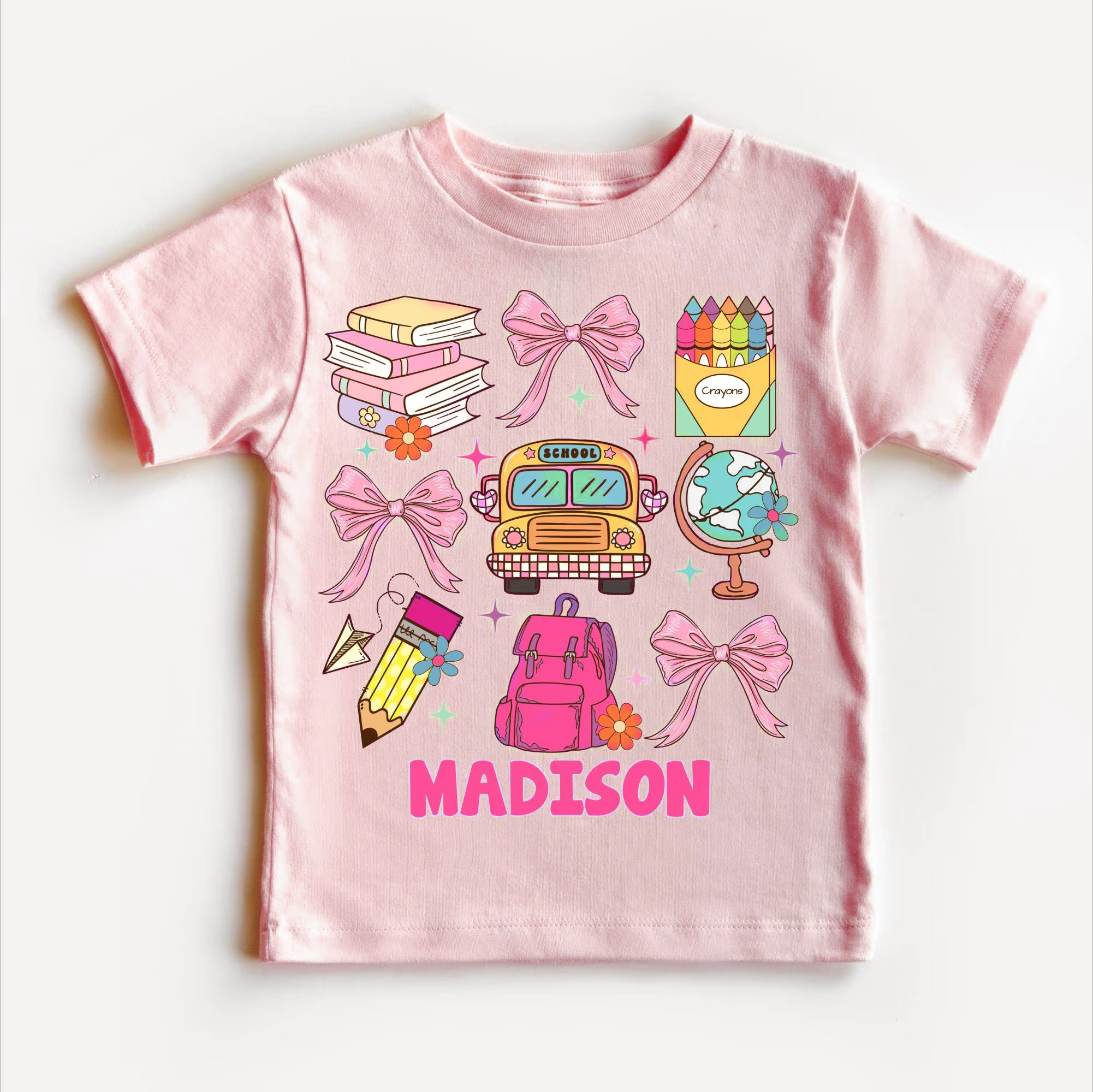 Custom Toddler Back-to-School T-Shirt
