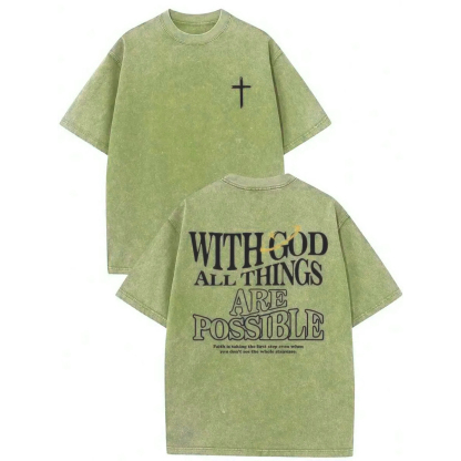 With God All Things Possible T-Shirt
