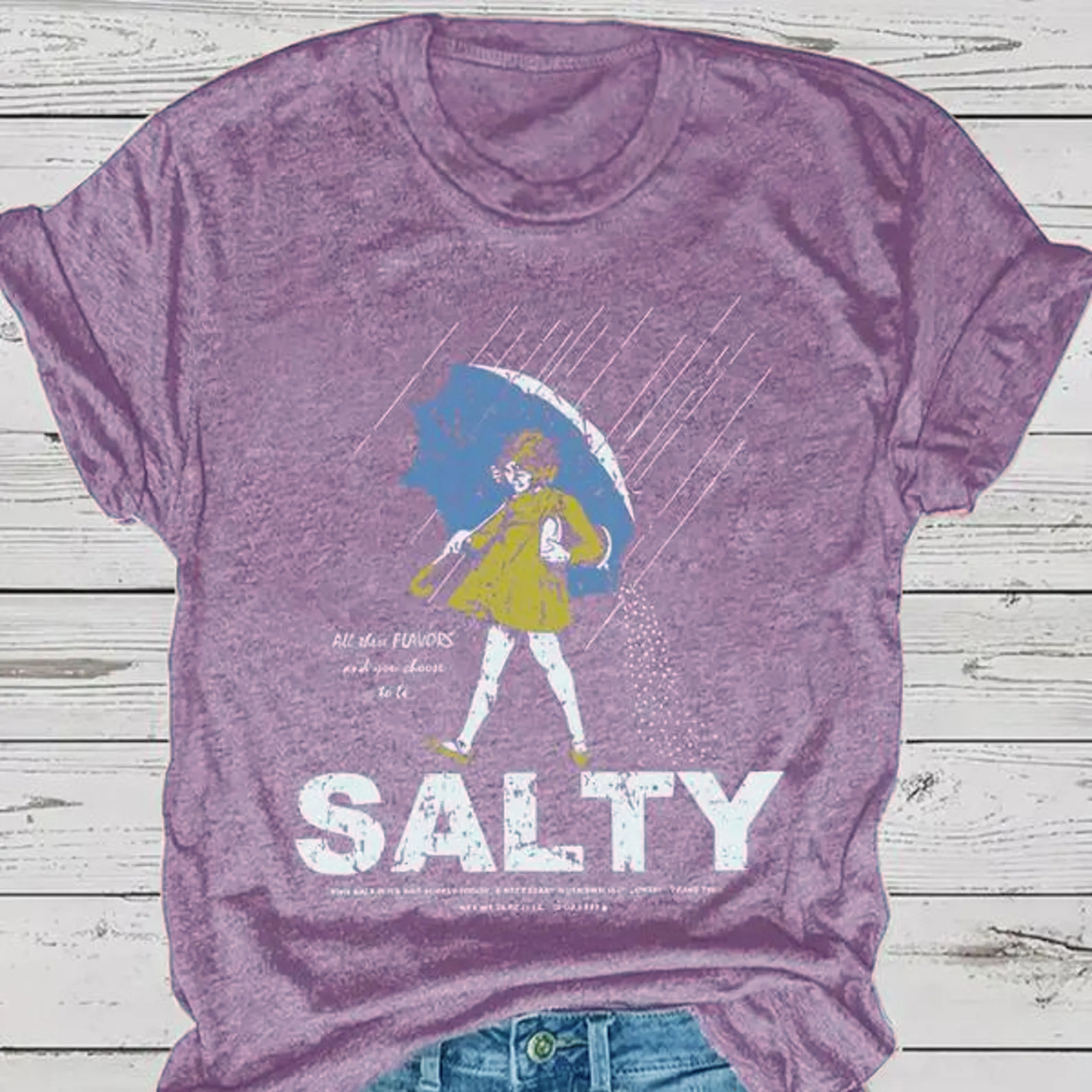 Umbrella & Sality Girl T-Shirt