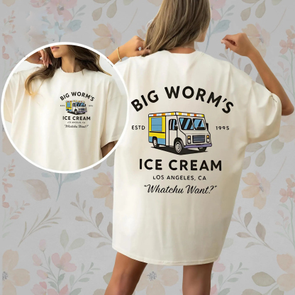 Big Worm's Ice Cream T-Shirt