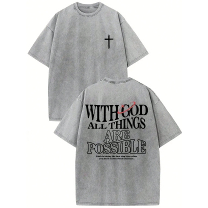 With God All Things Possible T-Shirt