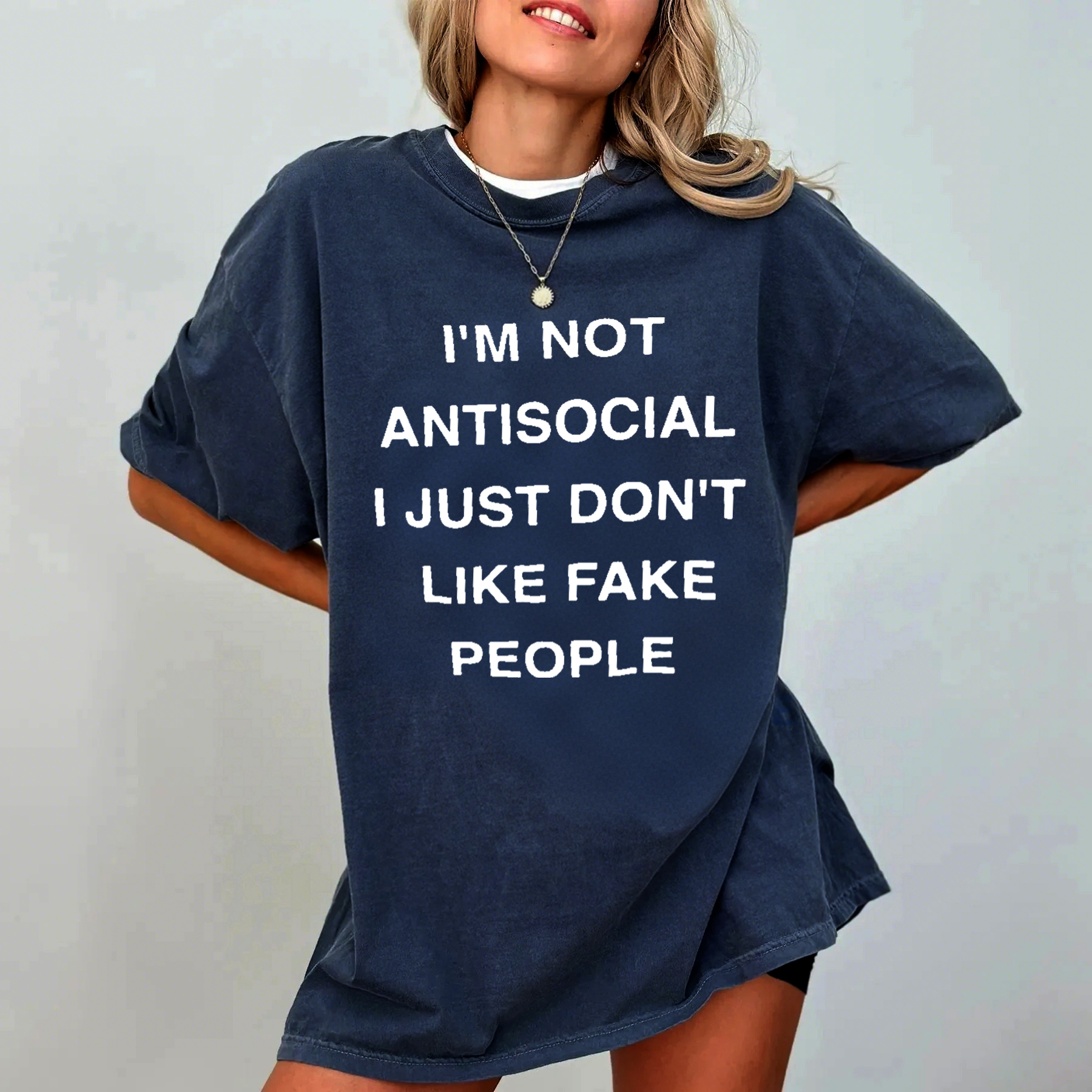 I Just Don't Like Fake People T-Shirt