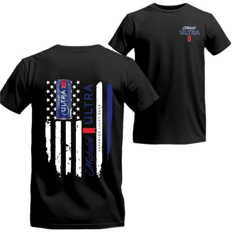 American Flag Beer T-Shirt