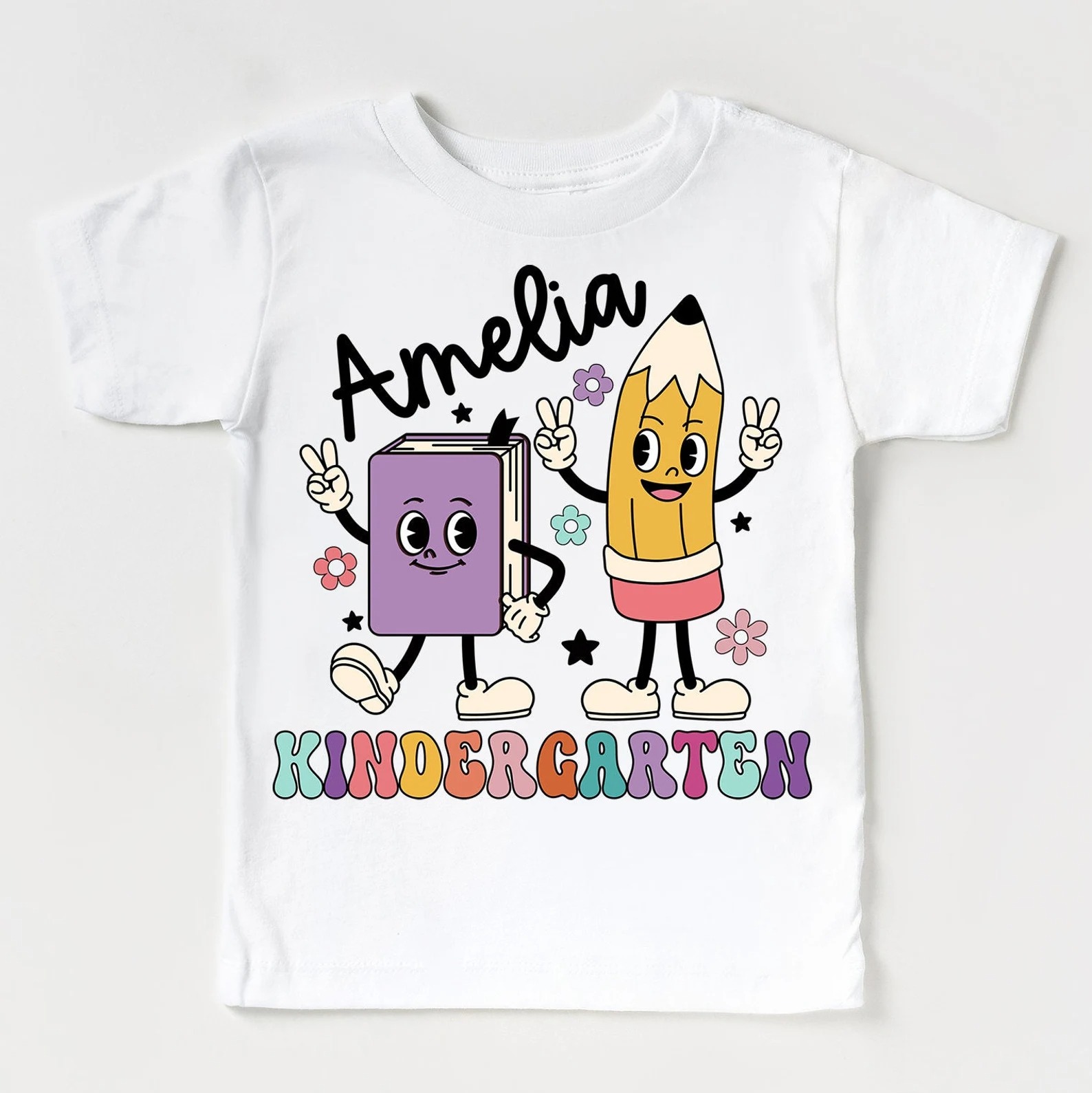 Custom Back to School T-Shirt - Kindergarten