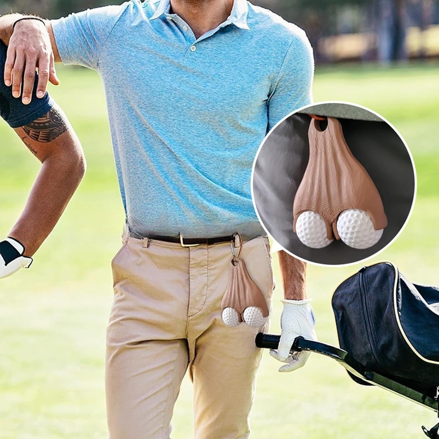 Funny Novelty Ball Print Storage Bag – Portable Travel Organizer & Gag Gift for Men