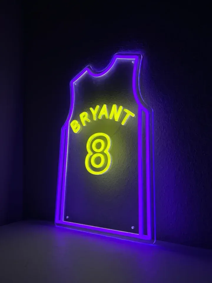 Customized Football/Soccer/Baseball/Basketball Jersey LED Neon Lights
