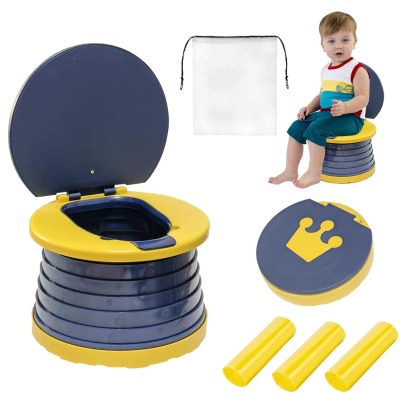 Portable Foldable Potty for Kids – Travel Training Toilet Seat for Car & Outdoor Use