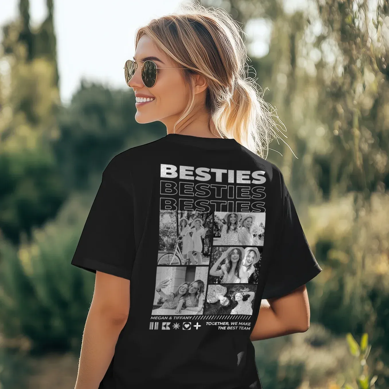 Personalized T-shirt "BESTIES"